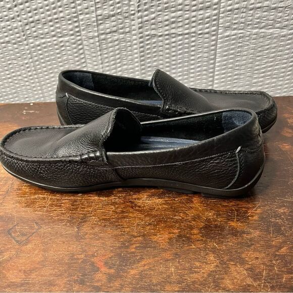 Tommy Bahama Nassau Venetian Black Leather Driving Loafers Size 8D - Picture 6 of 12